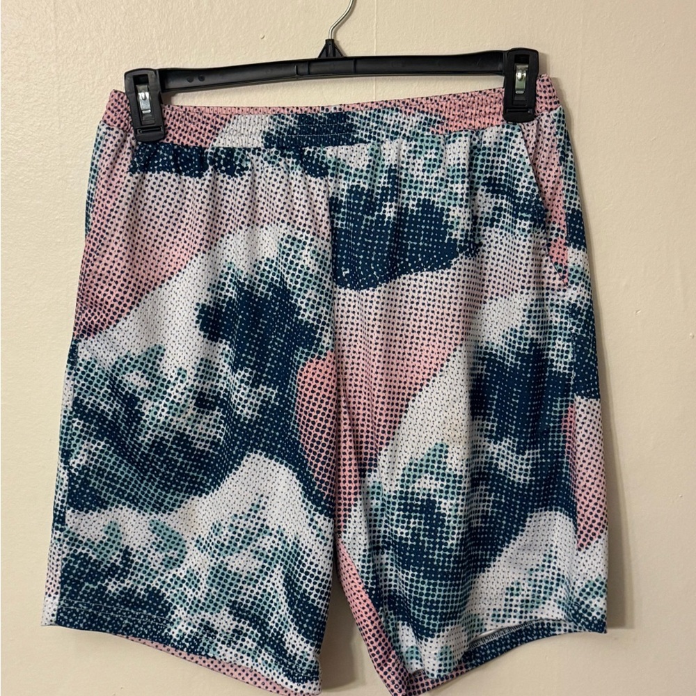 Pink Dolphin Athletic Shorts - Pink, Blue, White